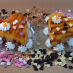 Tartitas San Valentin individual yema